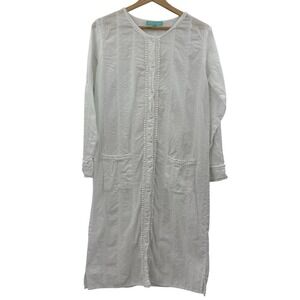 Women's Melissa odabash eyelet white dress size small cottagecore boho‎